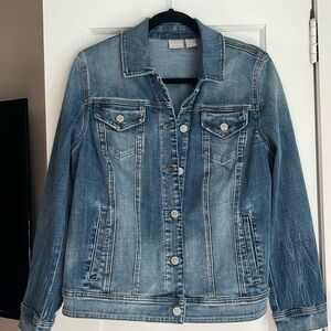 Chicos denim jacket size 2